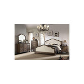 Baudouin 9 Drawer Wooden Dresser in Weathered Oak
